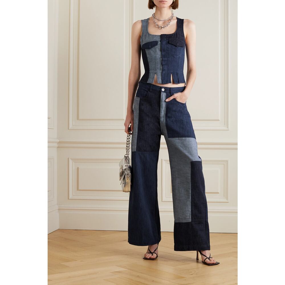 Marques' Almeida Denim Corset Top